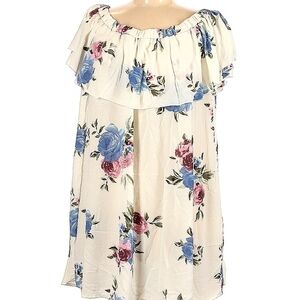#9 Floral Off-Shoulder Tunic